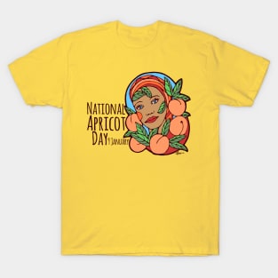 National Apricot Day 9 January T-Shirt